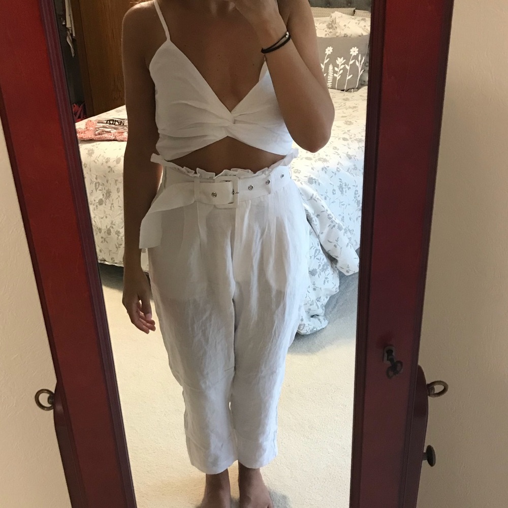 12th Tribe white two piece set.